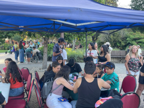 Jóvenes voluntarios brindan atención médica y apoyo social en Pucón