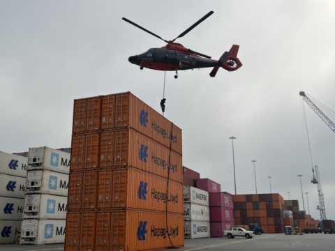 Simulacro conjunto contra crimen organizado se realiza en Puerto de San Vicente