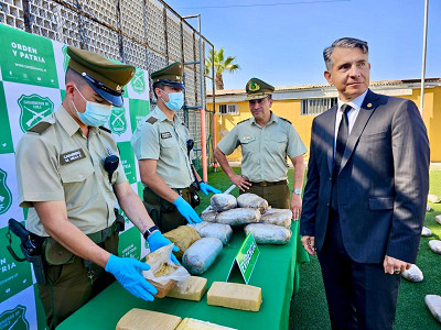 En tres meses: Antofagasta ya acumula 5 toneladas de droga incautada