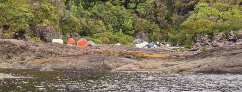 Aysén: Detectan acumulación de residuos acuícolas en el Canal Moraleda y el Parque Nacional Isla Magdalena