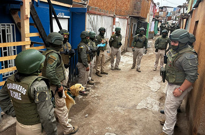 15 detenidos en allanamiento masivo a puntos de venta de droga en Antofagasta