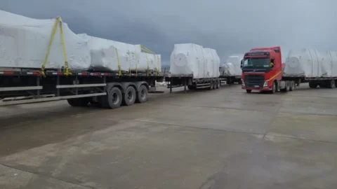 Empresa Portuaria Chacabuco recibe equipamiento clave para la ampliación del Aeropuerto Balmaceda