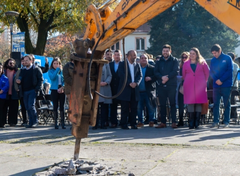 Comenzó proyecto de Mejoramiento de Plaza Perú en Concepción