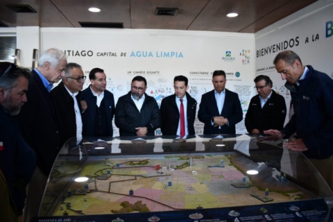 Gobernador de Coquimbo visita planta La Farfana para avanzar en el reúso de aguas servidas