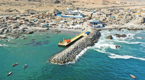 MOP invierte más de  mil millones en la Caleta San Marcos de Tarapacá