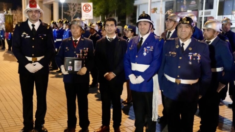Con emotiva ceremonia conmemoran el Día del Bombero Voluntario en Ovalle