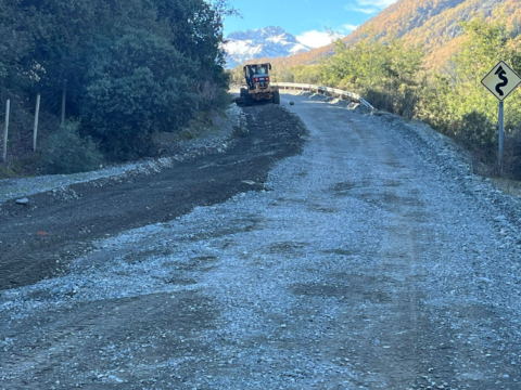 Avanzan reparaciones de rutas clave en Linares tras daños por lluvias Avanzan reparaciones de rutas clave en Linares tras daños por lluvias