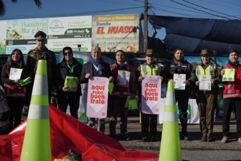Simulacro de accidente en Curicó genera conciencia vial e invita a dejar las llaves si se va a beber