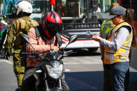 Controles a motociclistas reducen infracciones de 35% a 19% en tres años