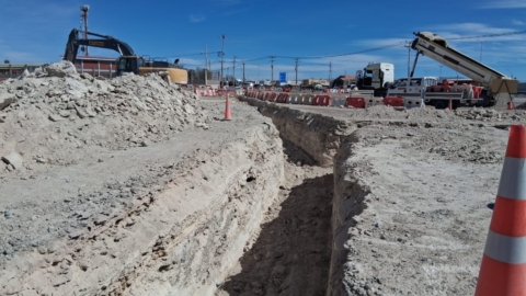 Inician los trabajos de mejoramiento en la Avenida Circunvalación de Calama