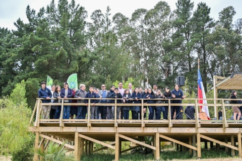Inauguran mejoramiento del Parque Bosque Nativo de Empedrado