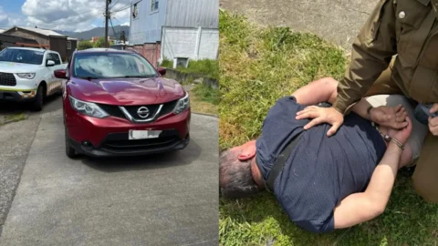 Detienen a hombre con más de 30 detenciones tras persecución en Temuco