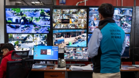 Ñuble inicia traspaso de 209 cámaras y 21 salas de monitoreo a municipios en primera etapa operativa