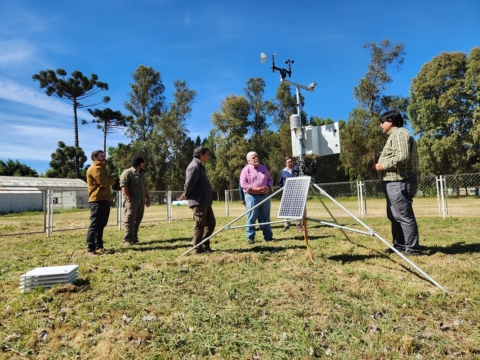 INIA instala estación meteorológica en Chillán para mejorar registro climático local