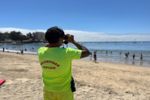 Papudo refuerza llamado al respeto de playas y recuerda prohibición de fumar en el borde costero