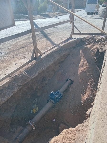 Obras de renovación de redes de agua potable alcanzan 95% de avance en Cabildo