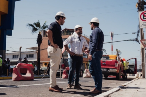 Invierten .295 millones en tercer tramo de mejoramiento de calzadas del sector norte de Iquique