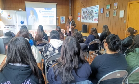 Ancud: Realizan jornada educativa sobre cáncer cervicouterino con participación de estudiantes y mujeres