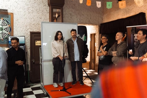 Proyecto universitario activa el Teatro Novedades con intervenciones y registro audiovisual