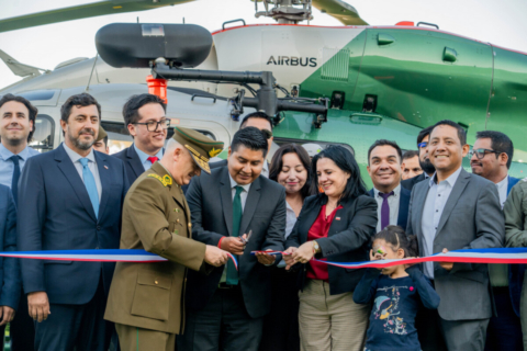 Región de Arica y Parinacota recibe nuevo helicóptero multipropósito para Carabineros