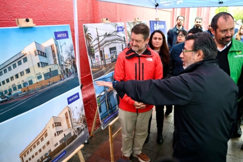 Stgo.: Intervención elimina más de 64 mil rayados en fachadas del eje Gran Avenida