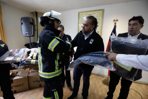 Inversión de $547 millones permite renovar equipamiento de Bomberos en Talcahuano