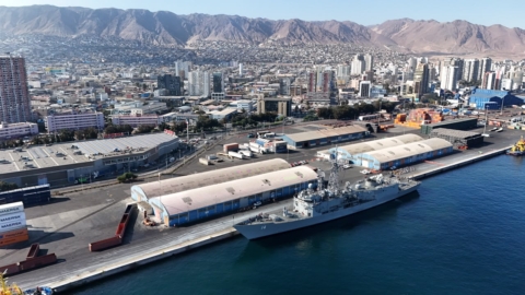 Fragata ´´Almirante Latorre´´ recala en Antofagasta y abrirá sus puertas a la comunidad