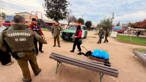 Trabajador de áreas verdes fue agredido por ocupante de ruco