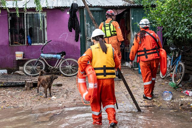 Al menos 2.205 damnificados en el país a causa de las lluvias