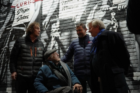 Murales homenajean la historia del ciclismo curicano Murales homenajean la historia del ciclismo curicano