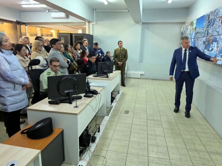 Antofagasta estrena sistema de 130 cámaras de televigilancia