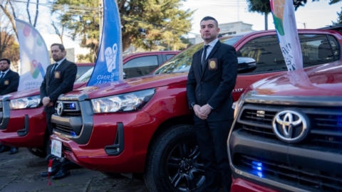 PDI de Ñuble recibe 13 nuevas camionetas 4×4 para fortalecer labor investigativa