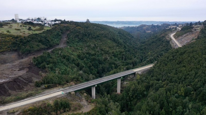 Abren al tránsito el bypass Castro-Chonchi tras 13 años de espera en Chiloé