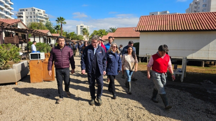 Inician catastro de empresas afectadas por sistema frontal en la Región de Coquimbo
