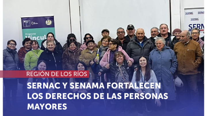 SERNAC y SENAMA capacitan a personas mayores sobre derechos del consumidor en siete comunas de Los Ríos