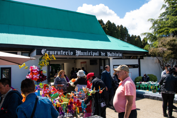 Valdivia prepara sus cementerios para Todos los Santos con 72 puestos de flores y refuerzo de seguridad
