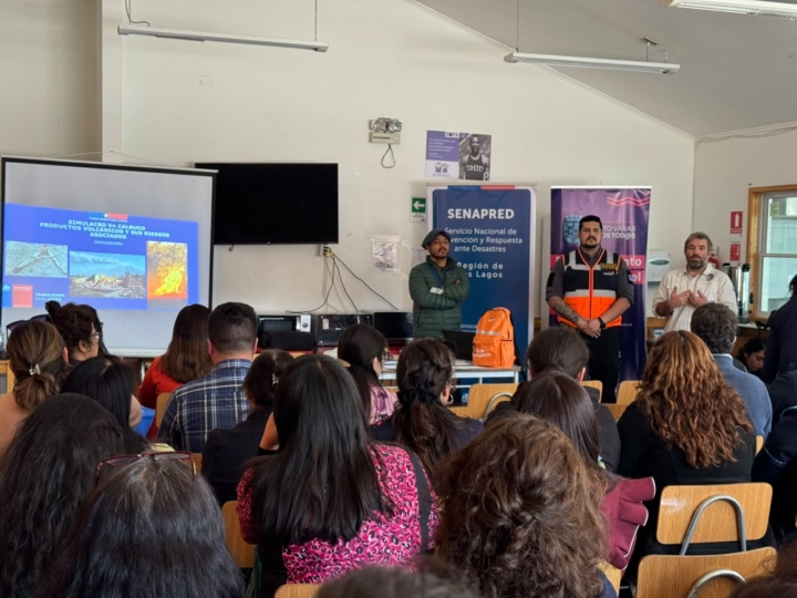 SENAPRED realizará simulacro de erupción del volcán Calbuco en Puerto Montt y Puerto Varas